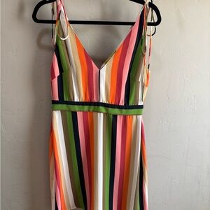 Gianni Bini Pink and Orange Sleeveless Dress